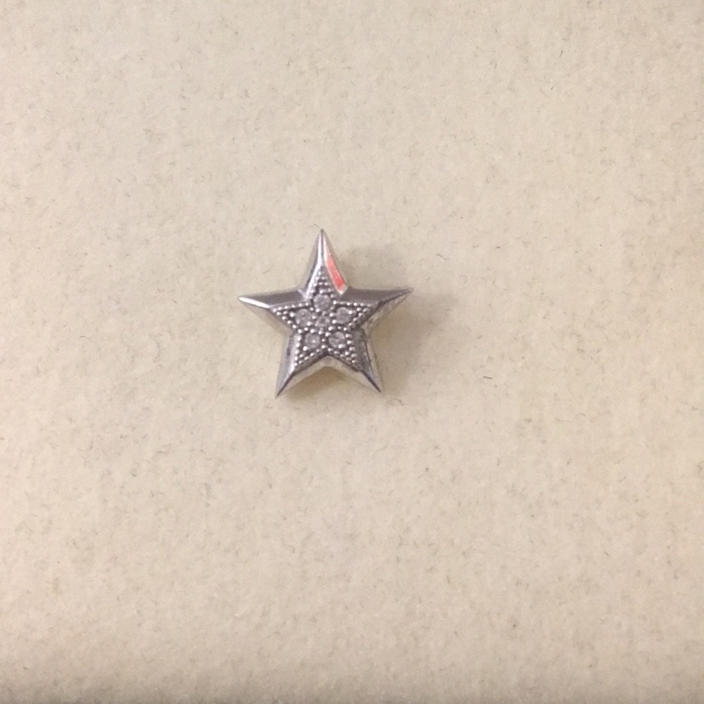 Neil Lane sterling and diamond star necklace